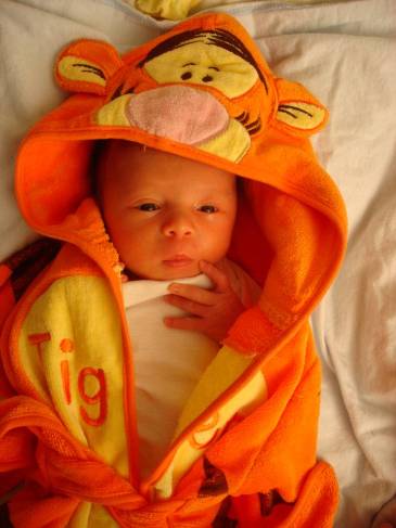Baby Nathan after batch